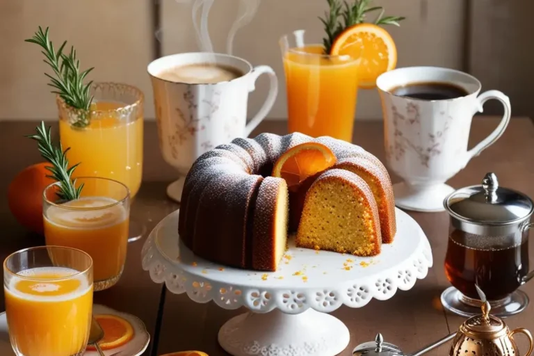 Pairing the Perfect Drinks with Orange Cake