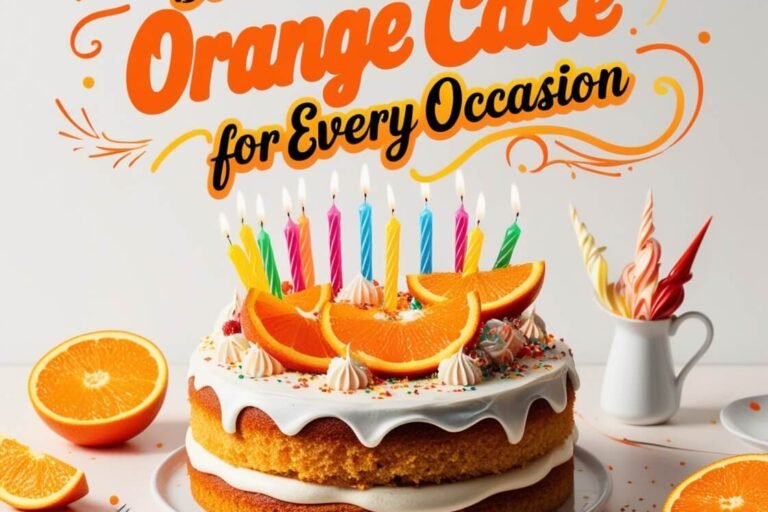 Decorating Your Orange Cake for Every Occasion