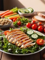 "Fuel your body with our Fit recipe! This wholesome and satisfying dish is packed with nutrients and will leave you feeling energized all day. It's the perfect choice for health-conscious individuals who love great food."